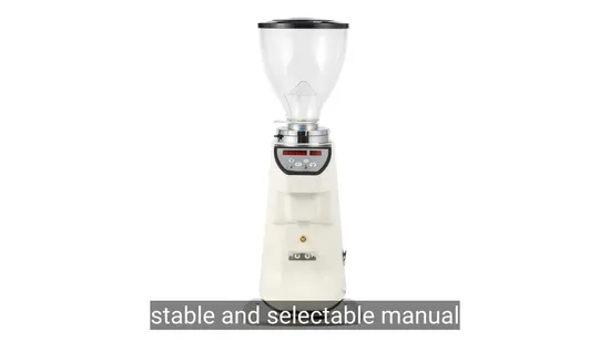 Moedor de café italiano Espresso eficiente com rebarbas planas de 64 mm