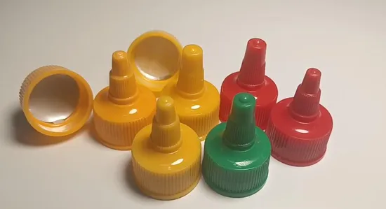 Tampas de plástico com abertura dupla para garrafas plásticas de especiarias