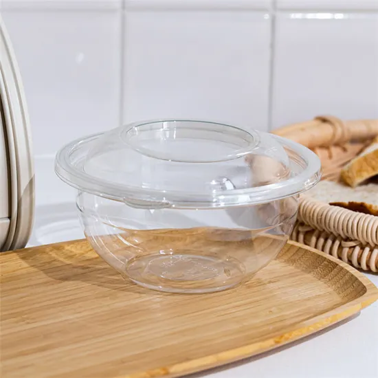 Copo de plástico para animais de estimação com tampa plana de 98 mm