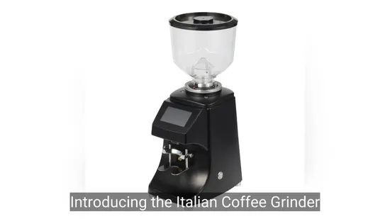 Moedor elétrico de café expresso com rebarba plana de 83 mm silencioso